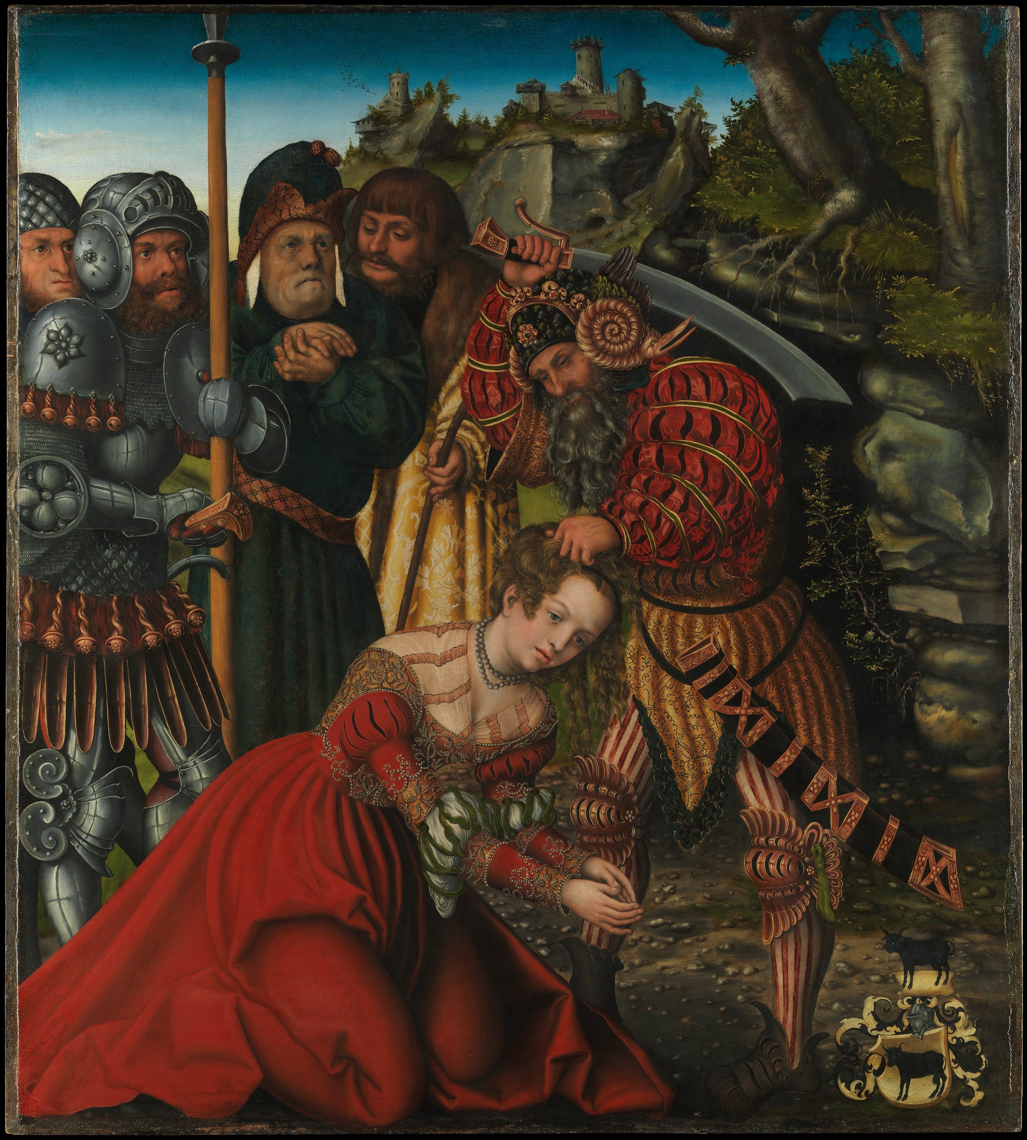 Le Martyre de sainte Barbara - Lucas Cranach the Elder