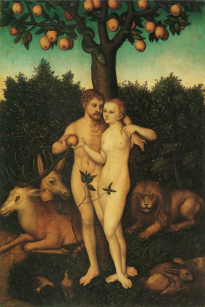 Adam et Ève - Lucas Cranach the Elder