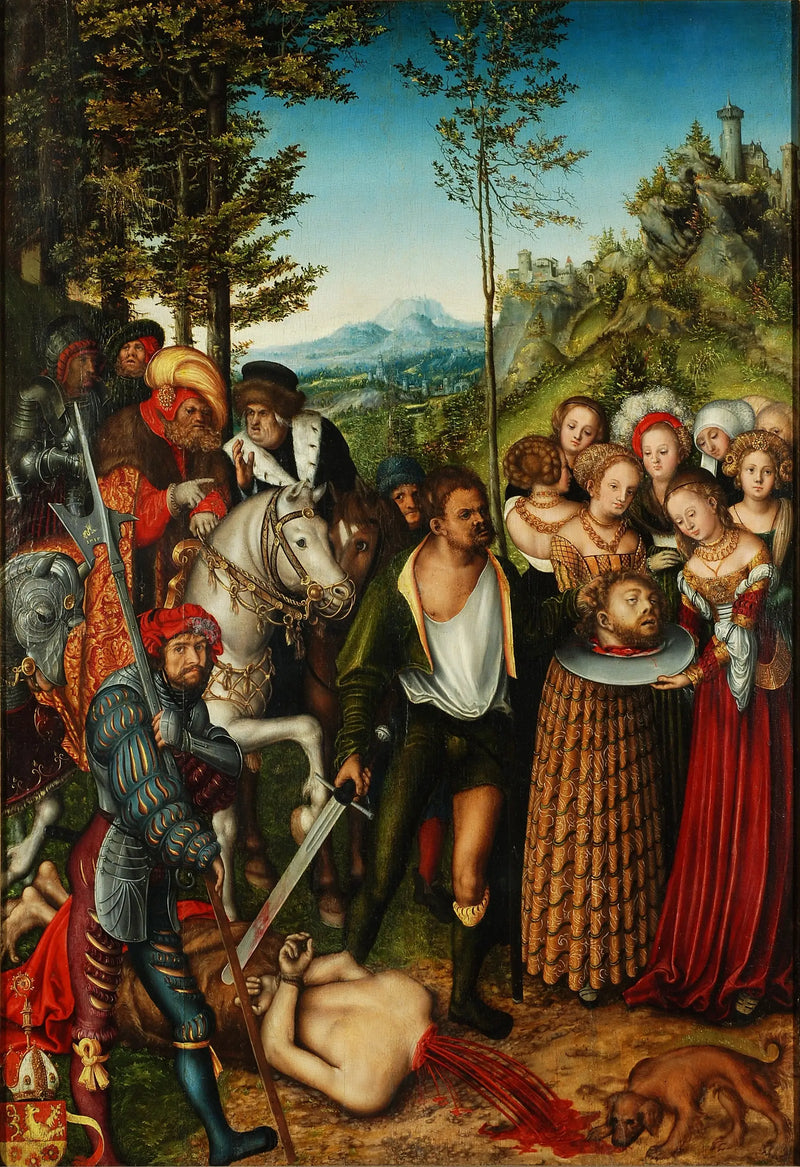 Aziz Yuhanna Vaftizci'nin Başının Kesilmesi - Lucas Cranach the Elder