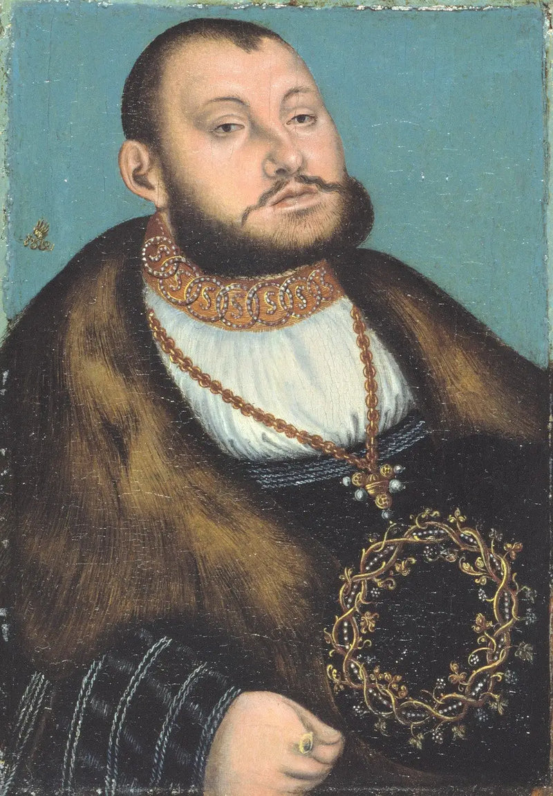 Jean-Frédéric I. Büyük Cesur Portresi - Lucas Cranach the Elder