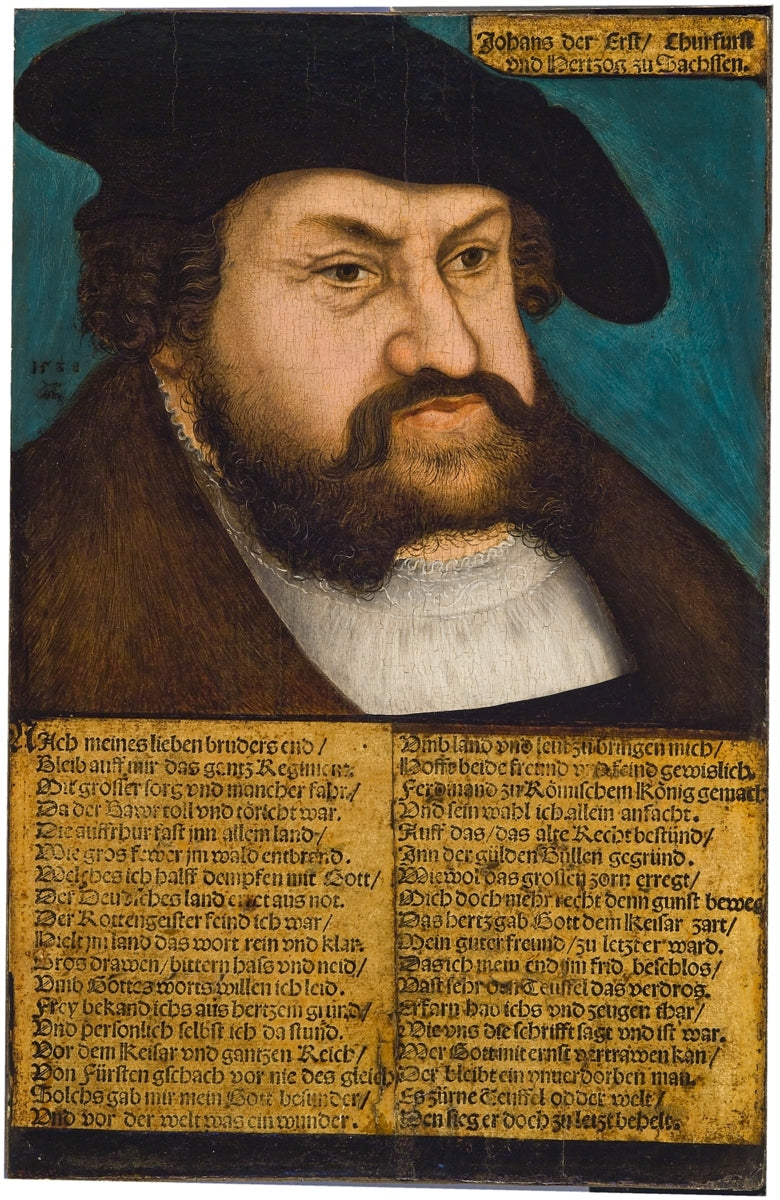 Portrait de Jean Ier de Saxe - Lucas Cranach the Elder