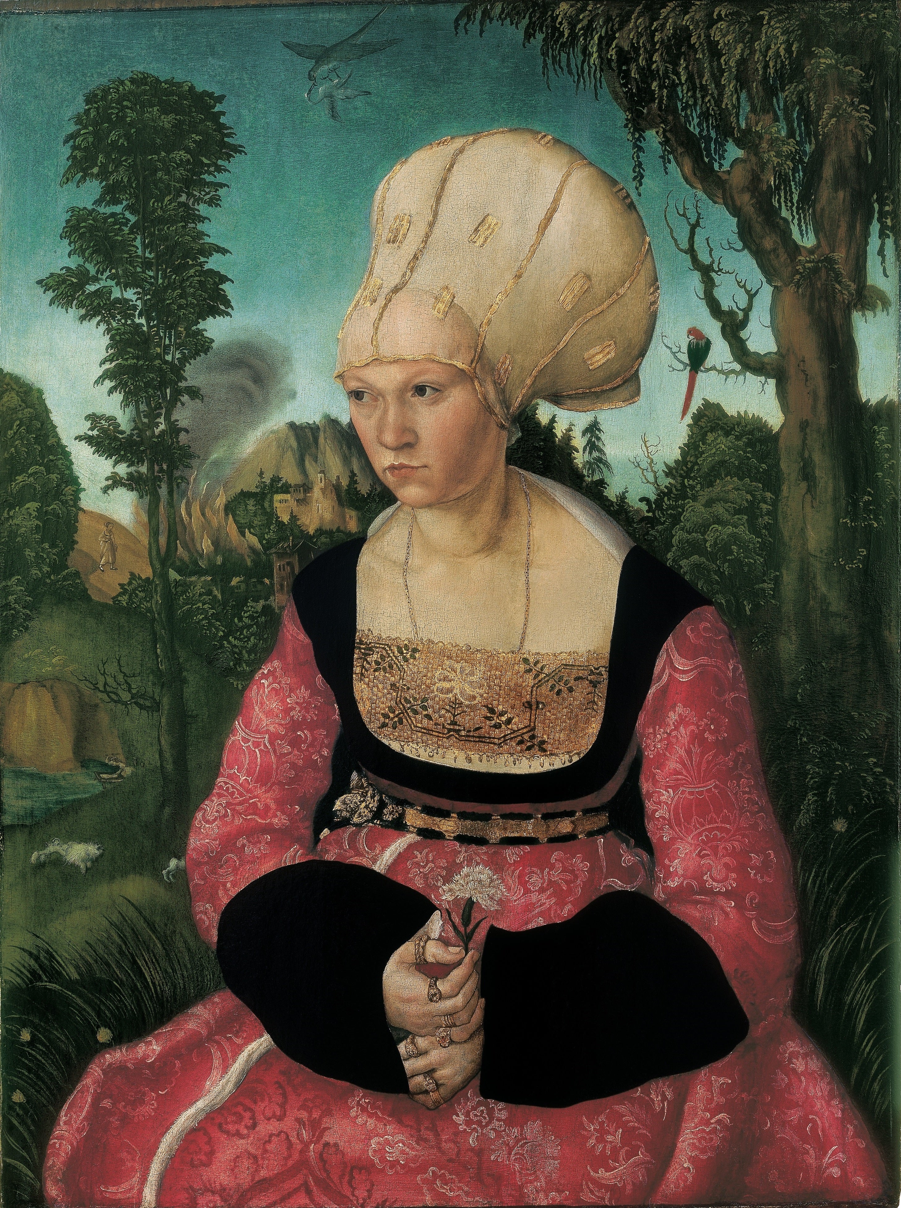 Portrait d'Anna Cuspinian - Lucas Cranach the Elder