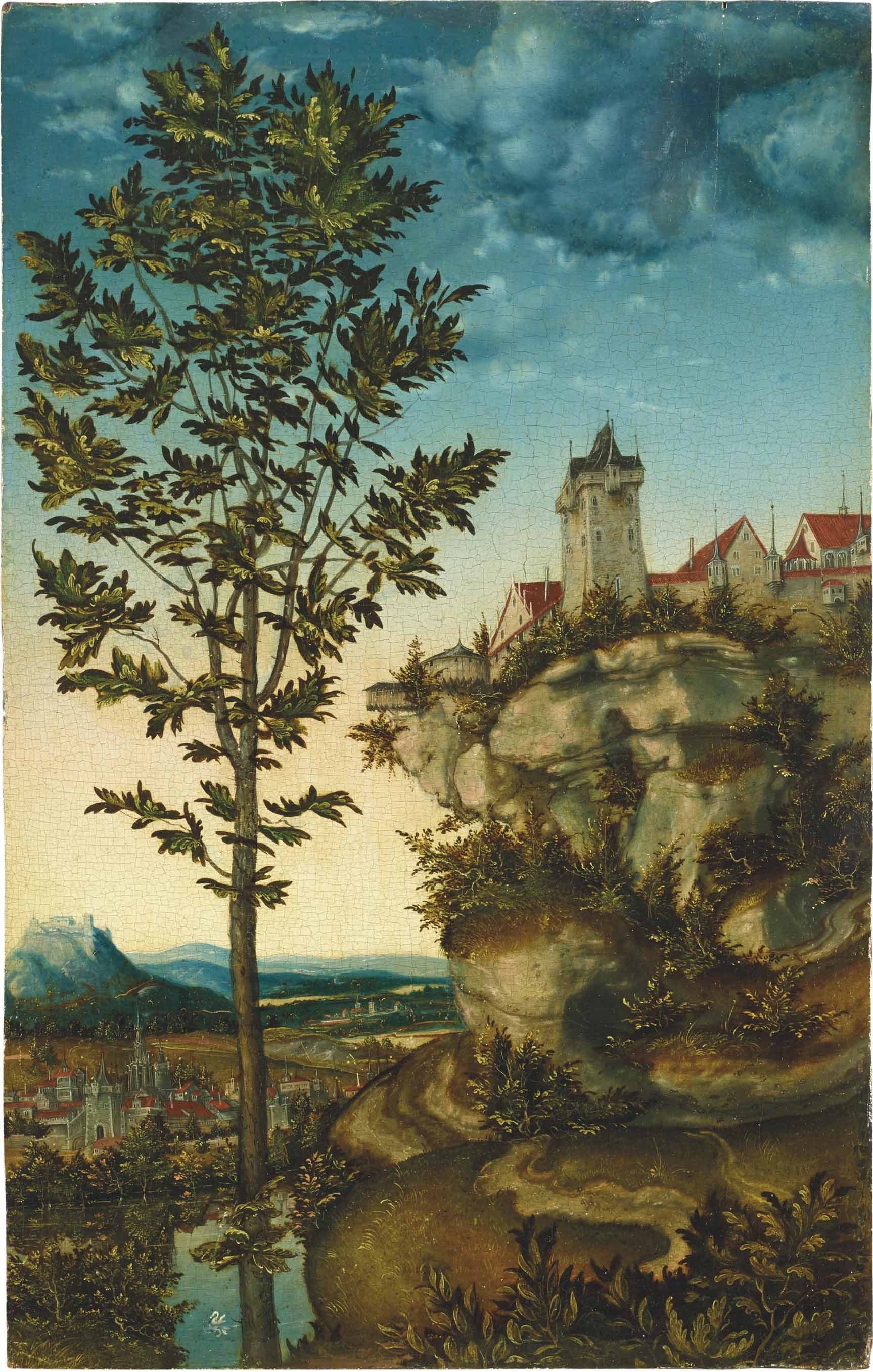 Paysage (fragment) - Lucas Cranach the Elder