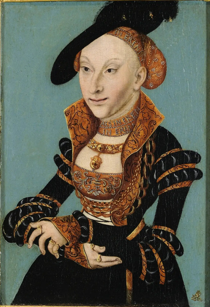 Sibylle de Clèves, Saksoya Düşesi (1512-1554) - Lucas Cranach the Elder