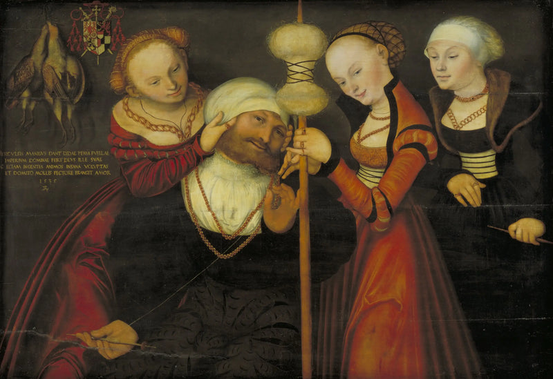 Herkül ve Omphale - Lucas Cranach the Elder