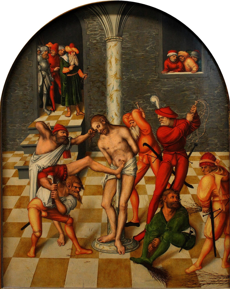 İsa'nın Kırbaçlanması - Lucas Cranach the Elder