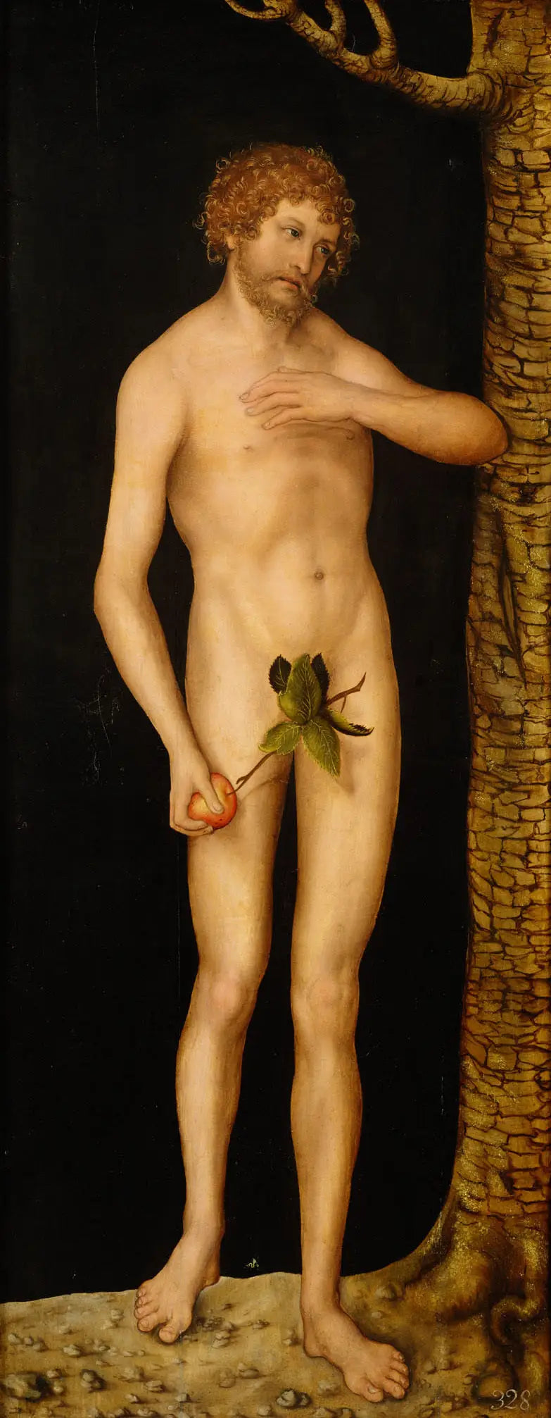 İnsanın Düşüşü: Adam - Lucas Cranach the Elder