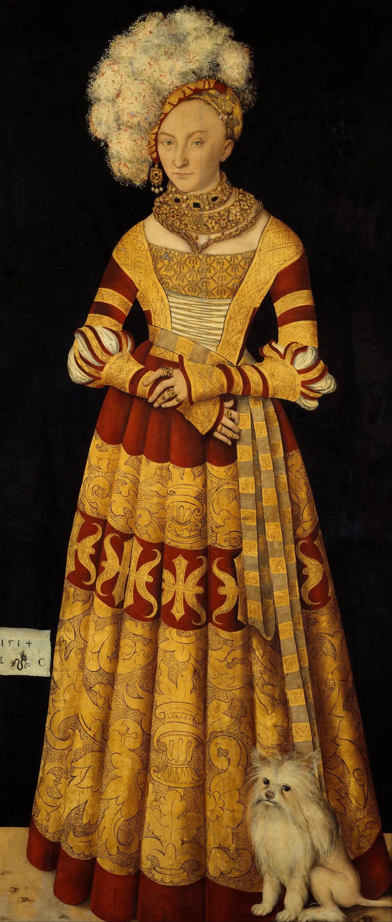 Catherine de Mecklembourg (1487-1561) - Lucas Cranach the Elder - Alpha Reproduction