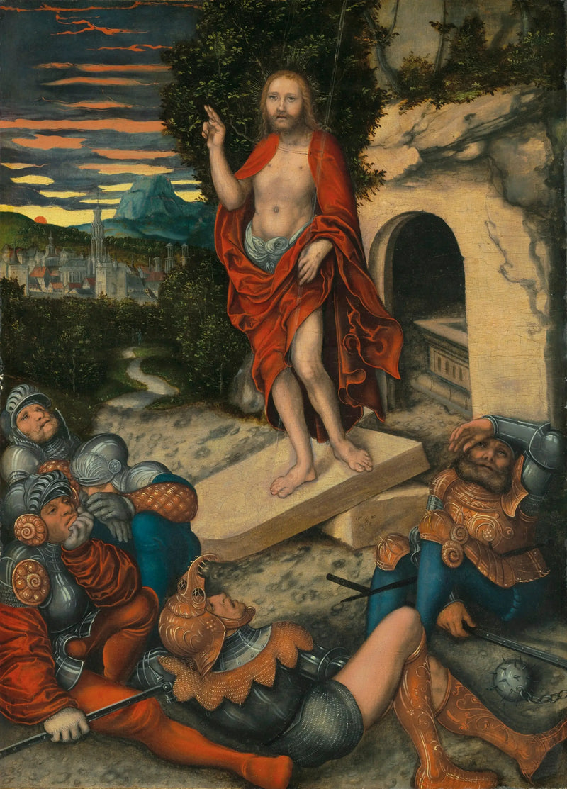 İsa'nın Dirilişi - Lucas Cranach the Elder
