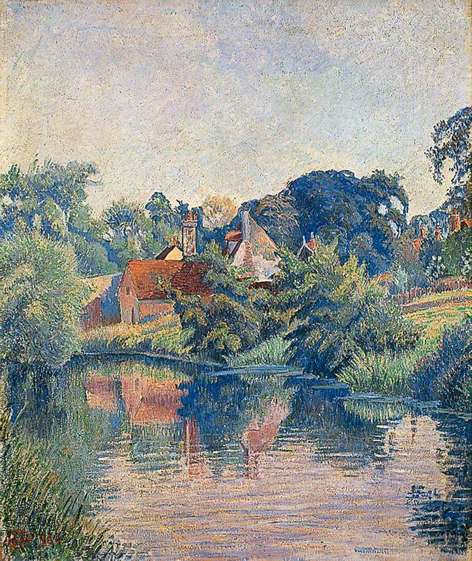 Le Stour, Stratford St Mary, Colchester - Lucien Pissarro