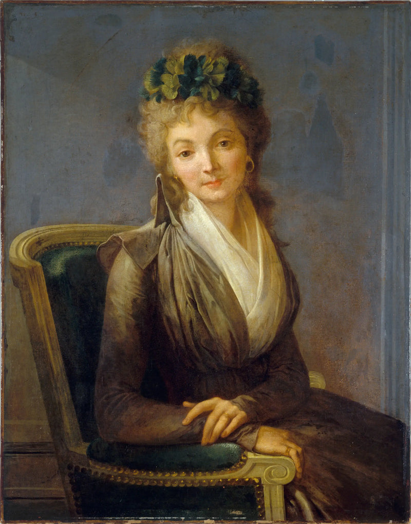 Lucile Desmoulins'in varsayılan portresi (1771-1794) - Louis-Léopold Boilly