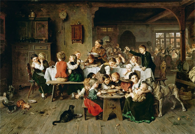 Çocuk Partisi (Çocuklar Masası) - Ludwig Knaus