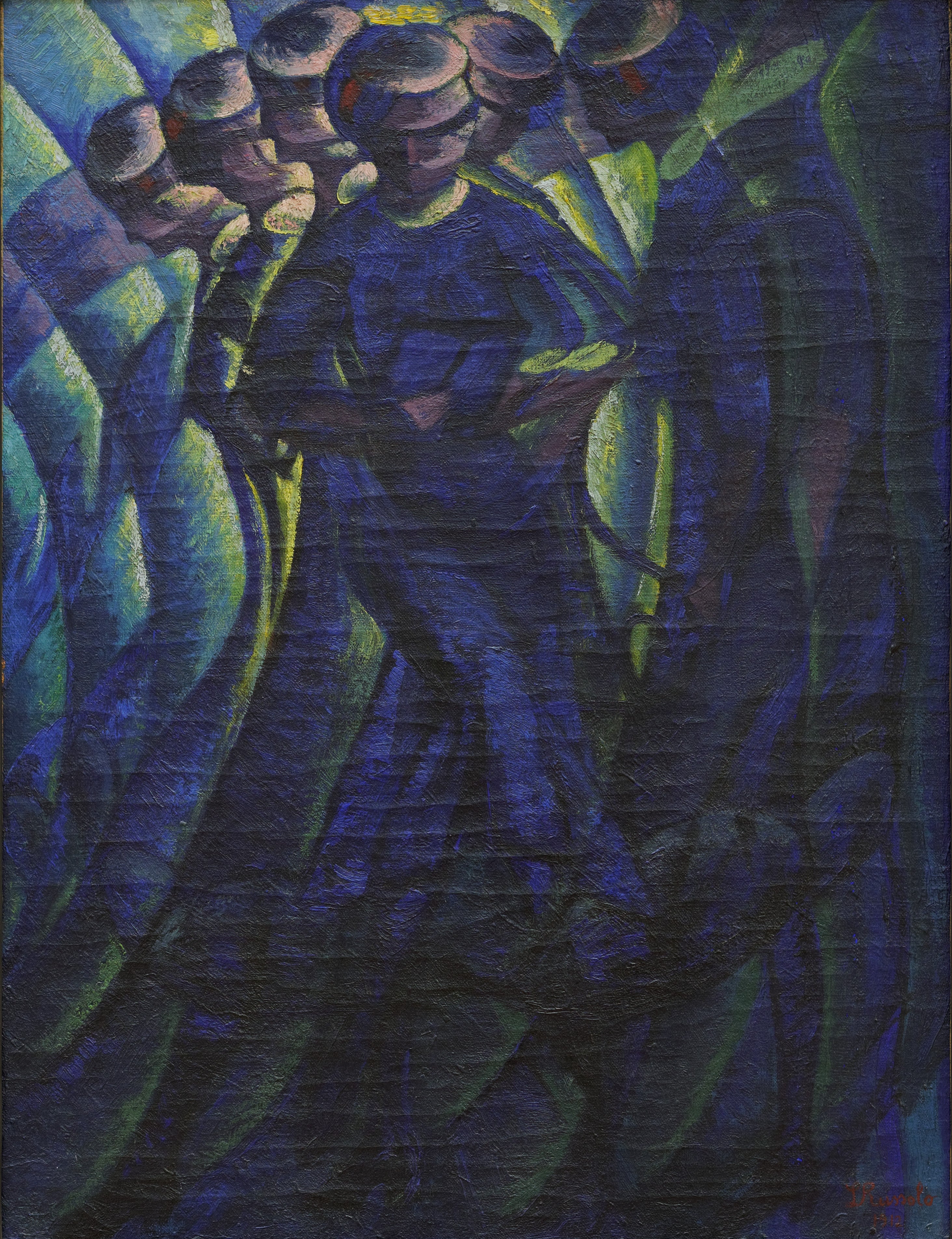 Synthèse plastique des mouvements d'une femme - Luigi Russolo