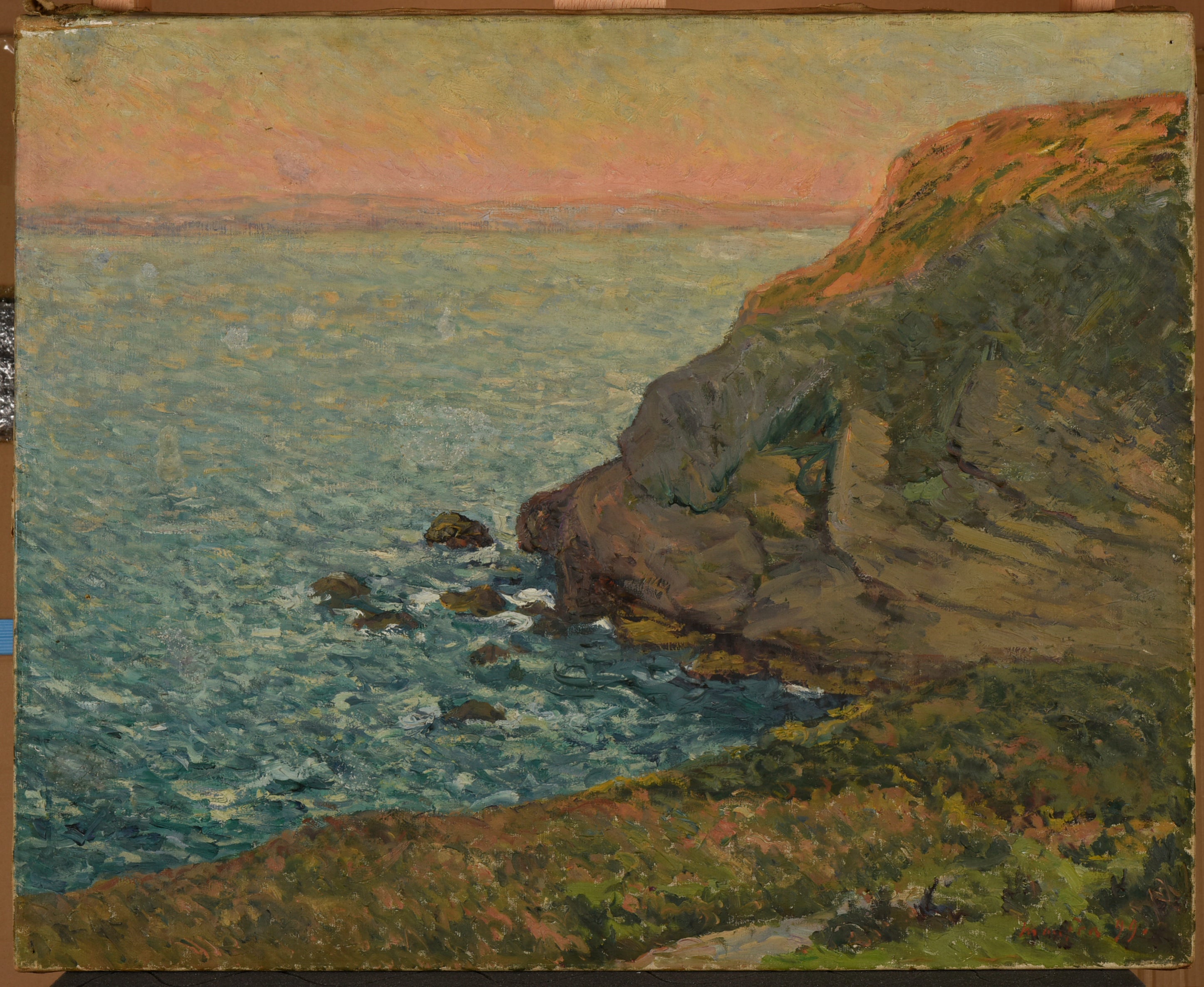 Dernières lueurs du jour (Morgat) - Maxime Maufra