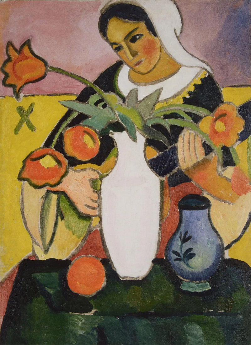 Lir çalan kadın - August Macke