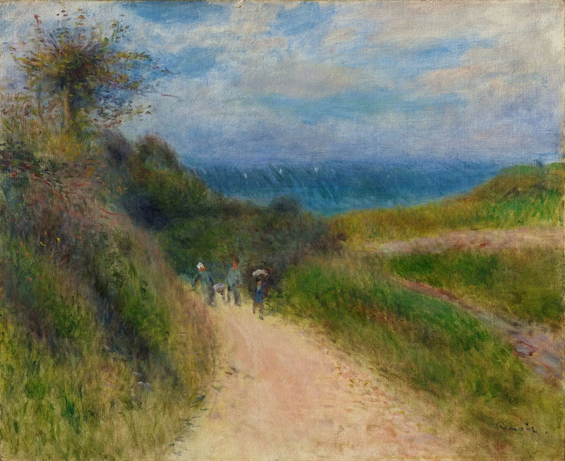 Berneval Yolu - Pierre-Auguste Renoir