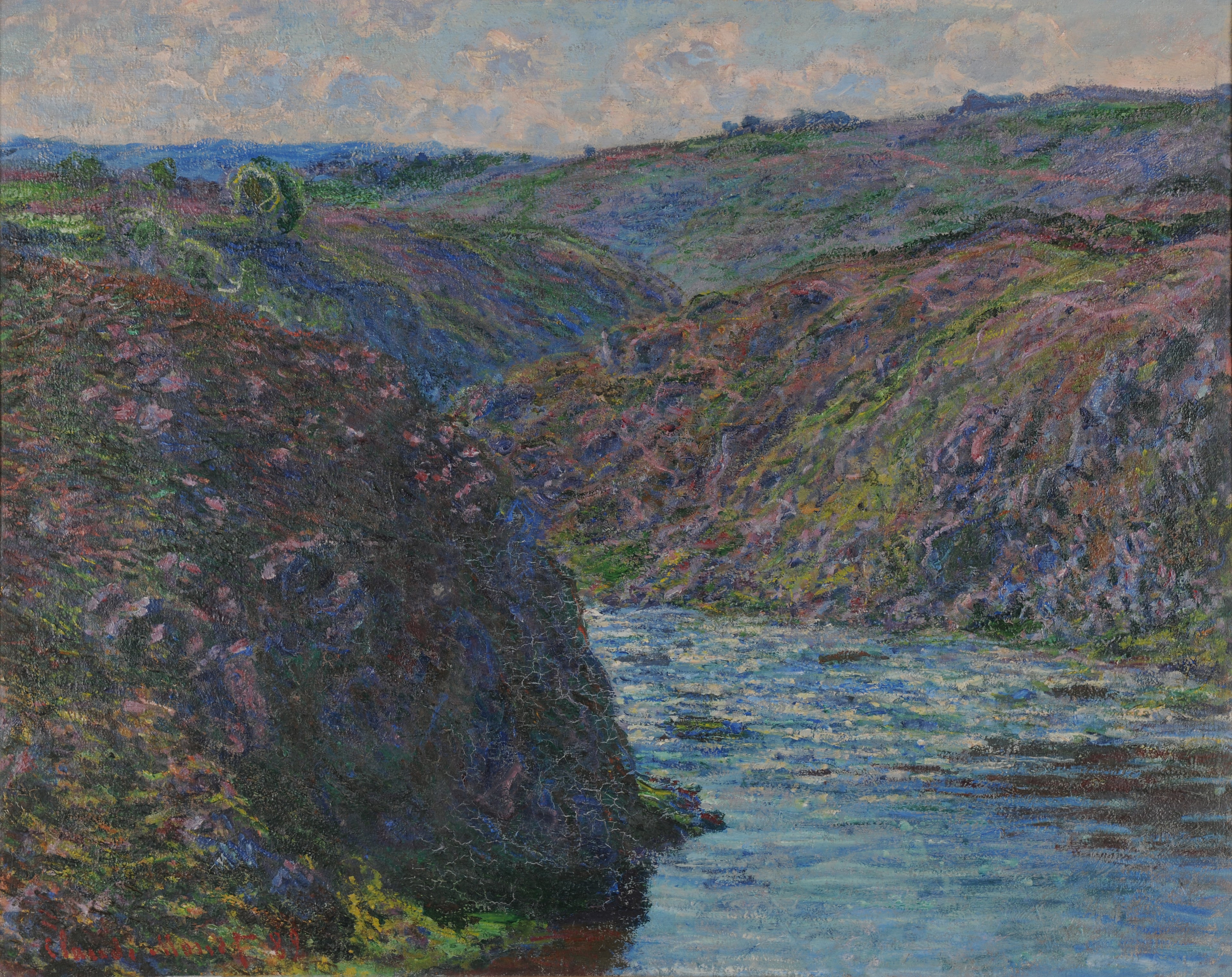 Reproduction du tableau « Les Ravins de la Creuse - Claude Monet » par Alpha Reproduction en peinture à l’huile