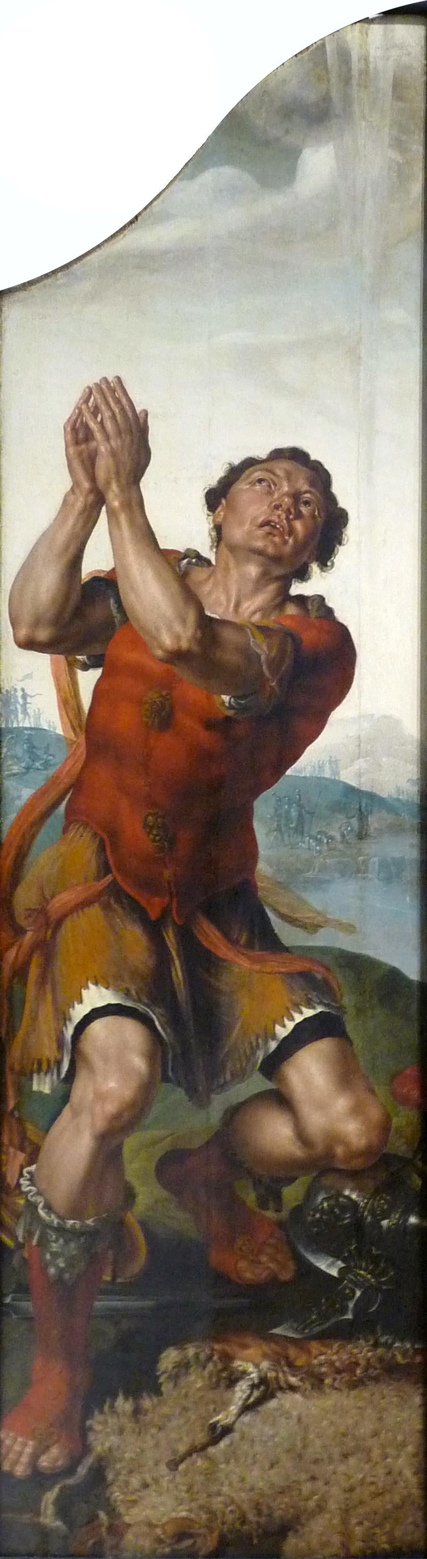 Gédéon et le miracle de la toison - Maarten van Heemskerck