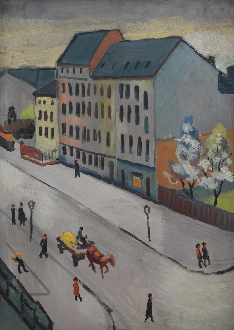 Grau'daki Sokak - August Macke