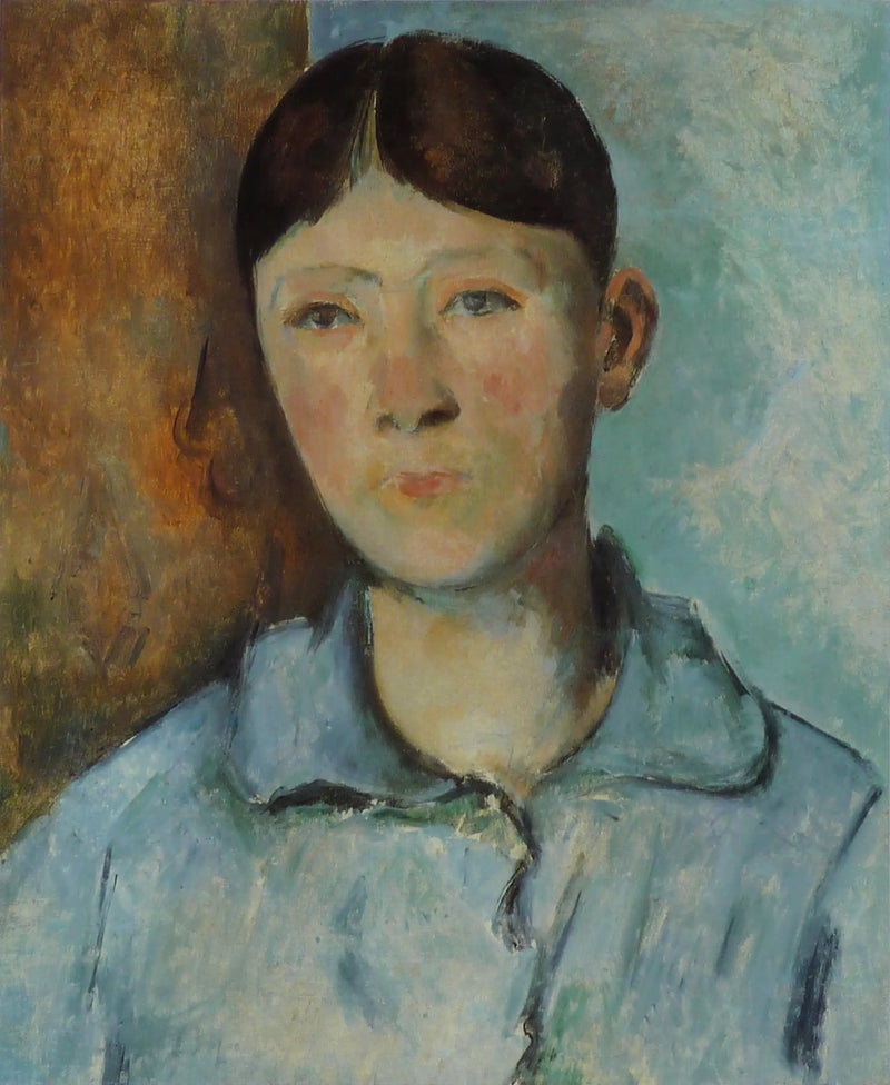 Madame Cézanne'in Portresi - Paul Cézanne