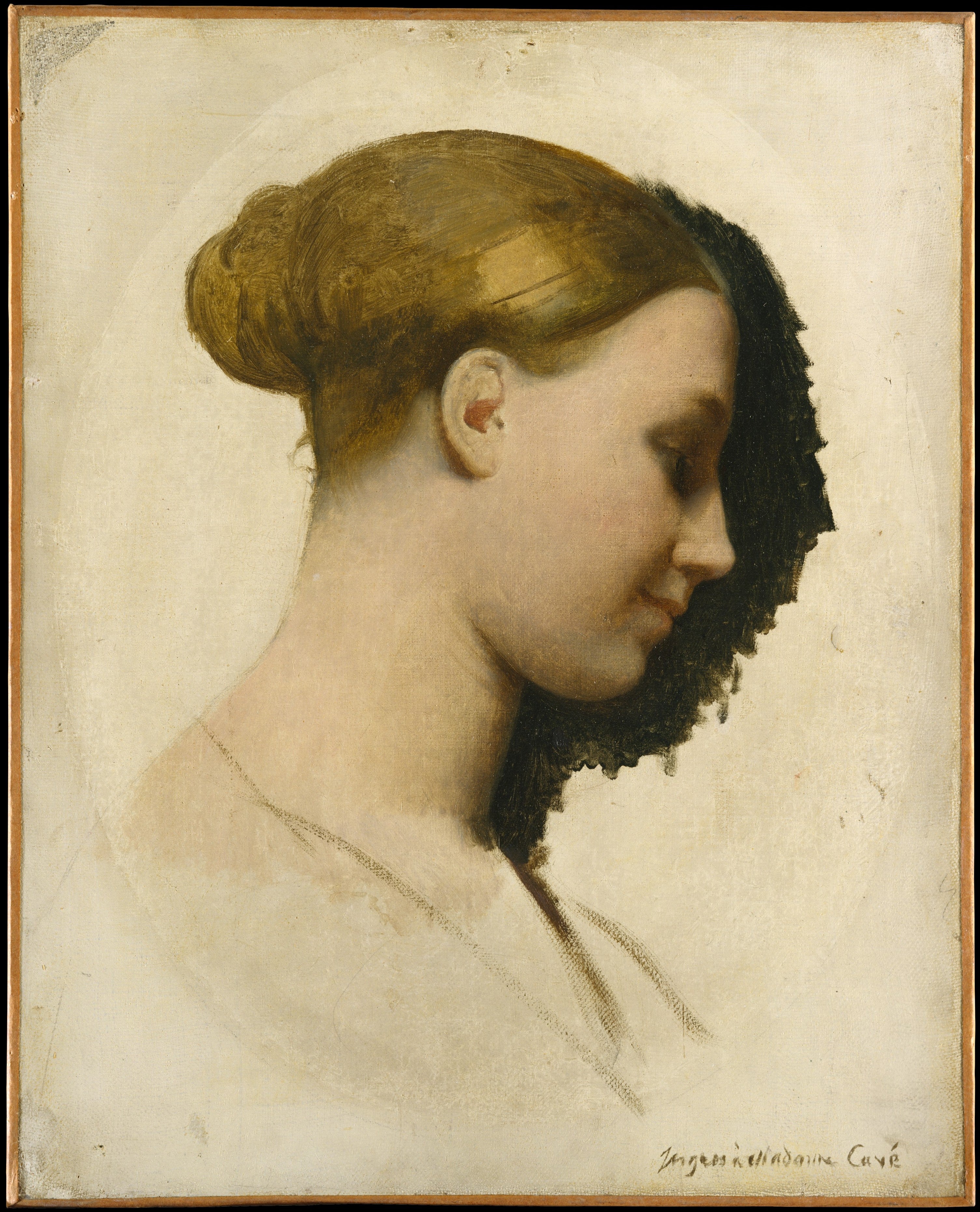 Madame Edmond Cavé (Marie-Élisabeth Blavot, 1810 doğumlu) - Jean-Auguste-Dominique Ingres