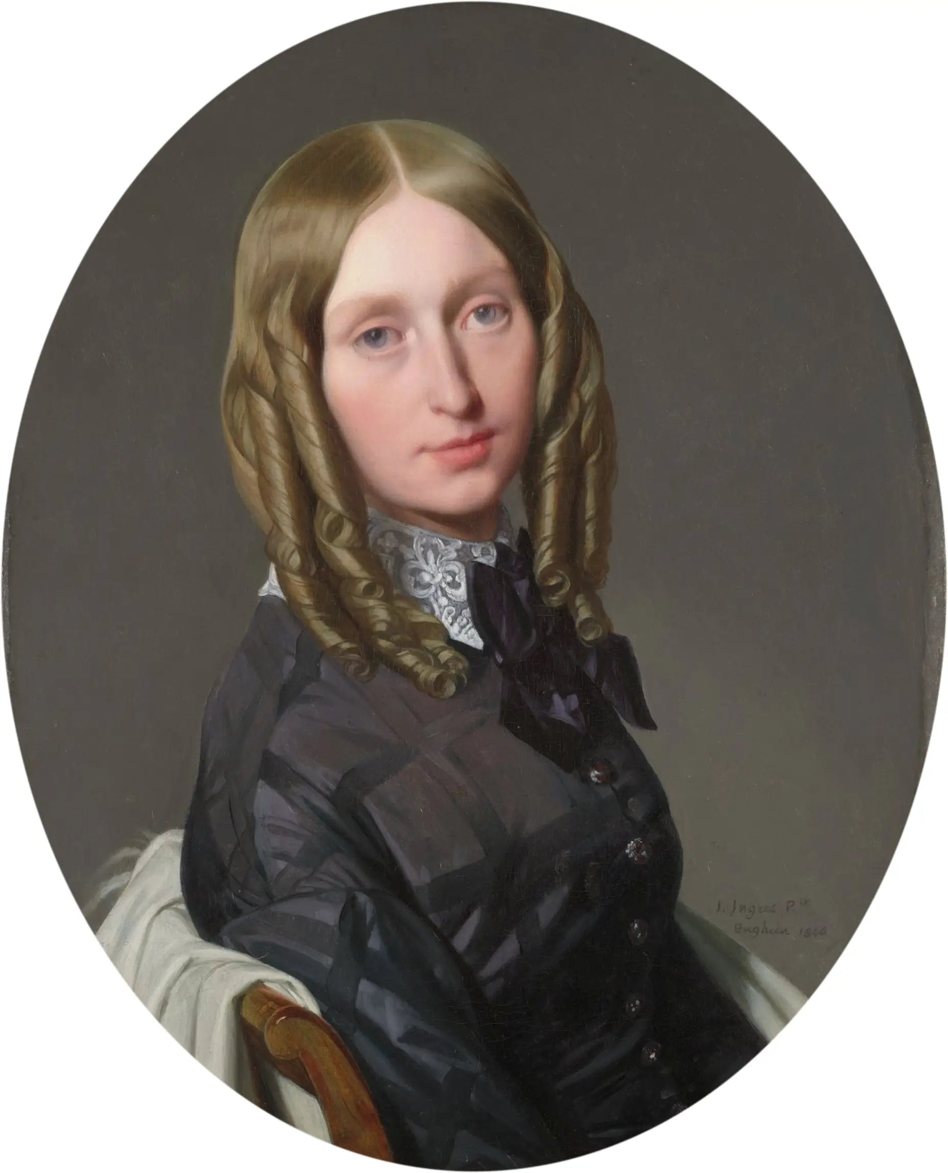 Portrait de Madame Frédéric de Reiset - Jean-Auguste-Dominique Ingres - Alpha Reproduction