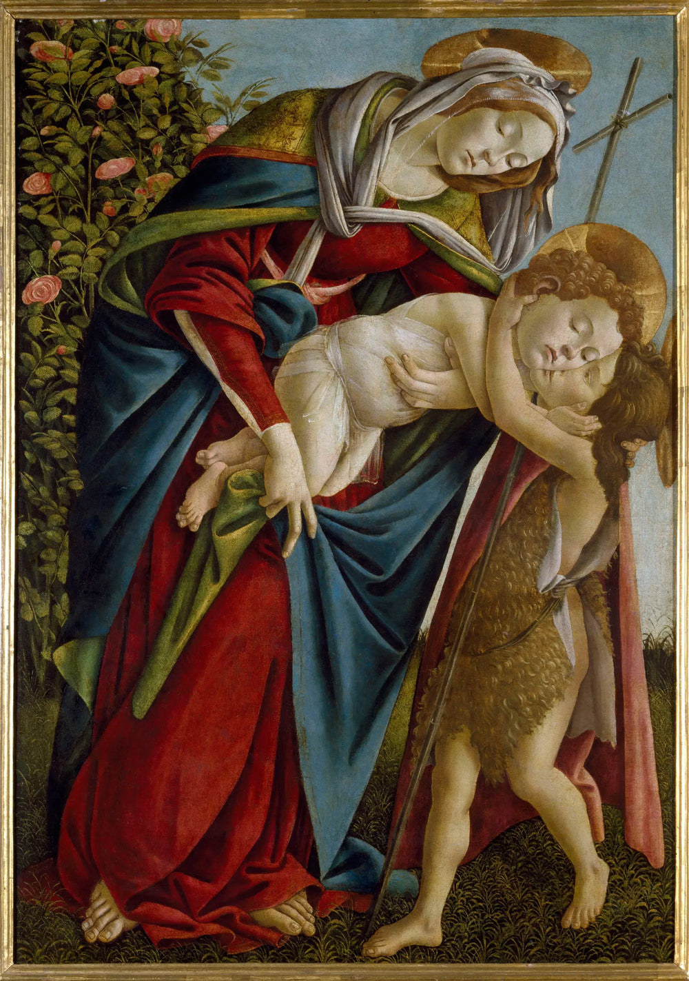 Vierge à l’Enfant avec le jeune saint Jean-Baptiste - Sandro Botticelli - Alpha Reproduction