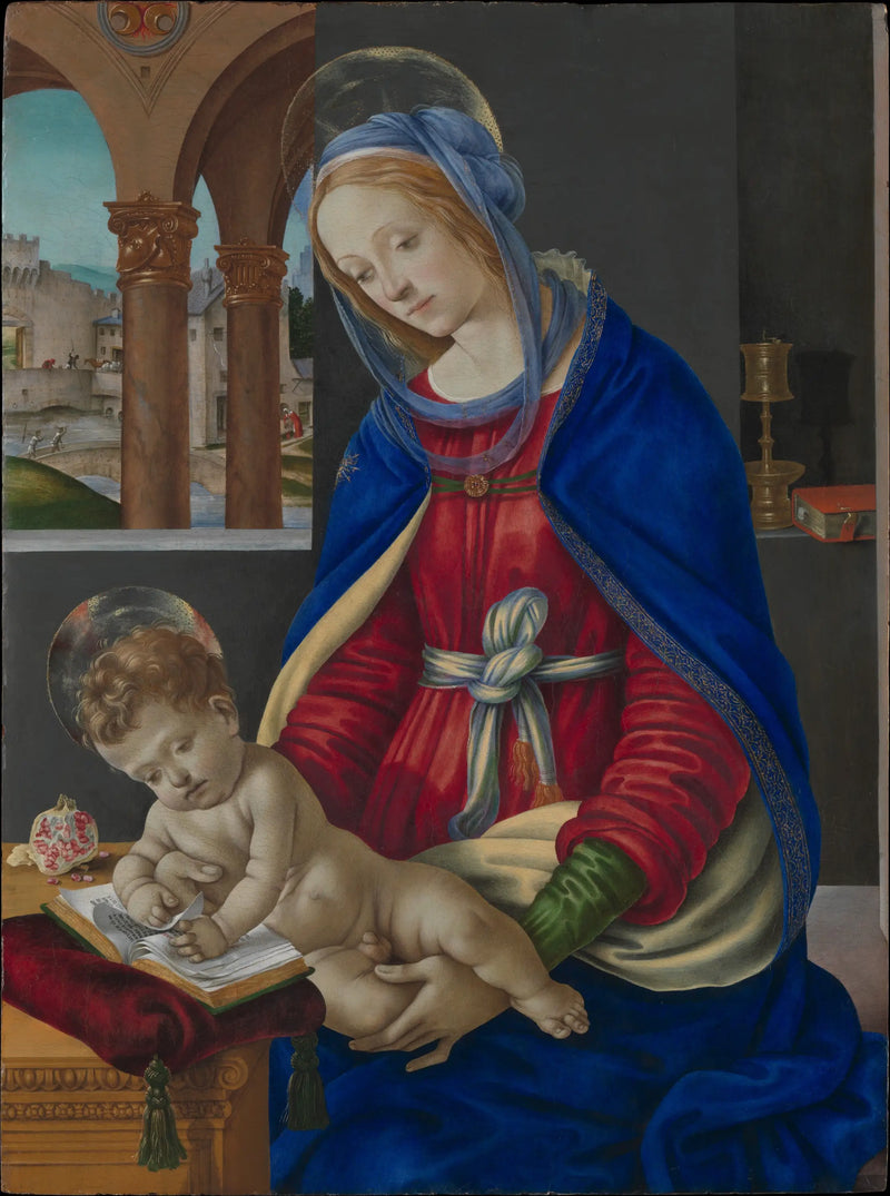 İsa Çocukluğuyla Bakire - Filippino Lippi
