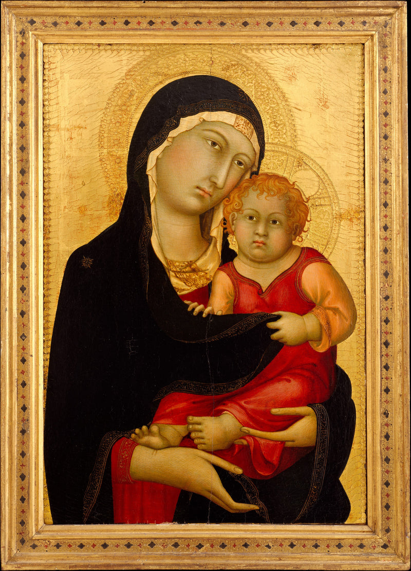 İsa Çocukluğuyla Bakire - Simone Martini
