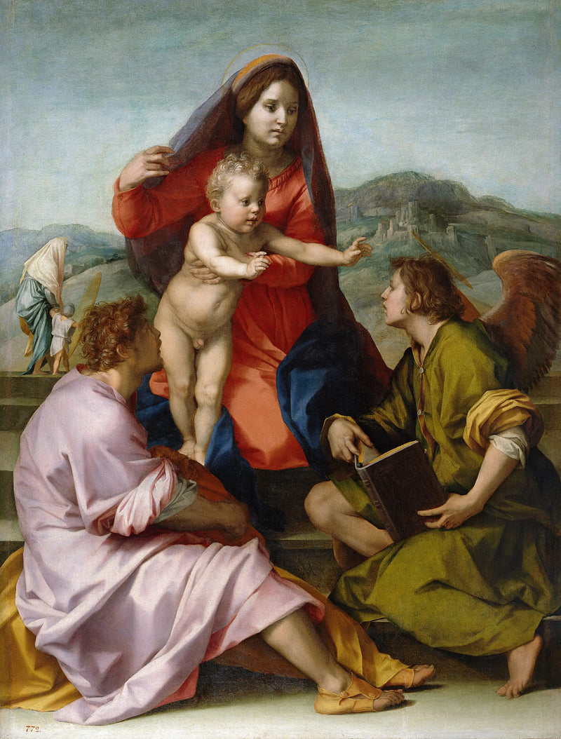 Merdivenlerdeki Meryem Ana - Andrea del Sarto
