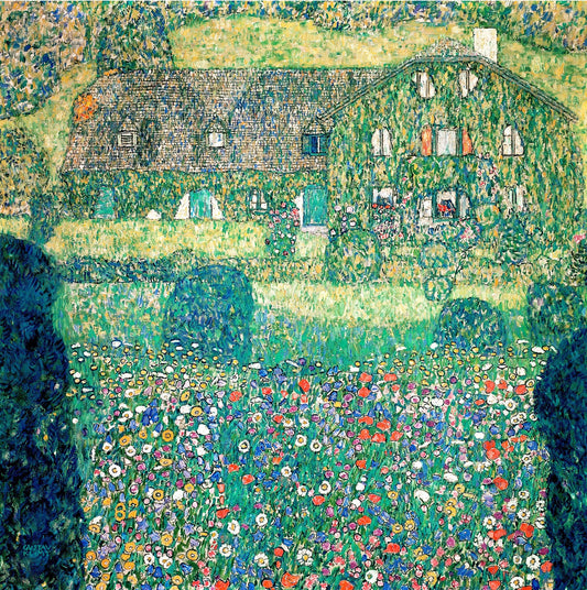 🏡🌼 Attersee'de Kır Evi – Gustav Klimt (yaklaşık 1914–1915)