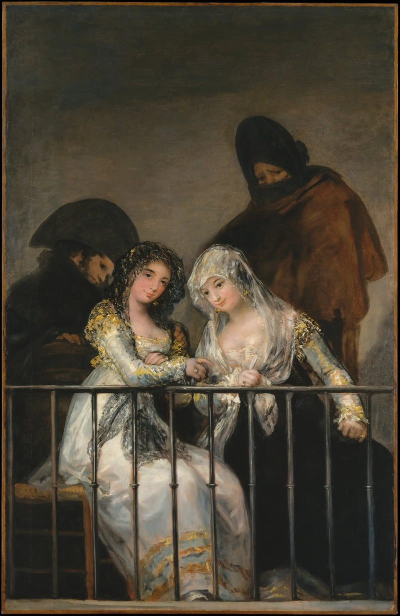 Balkondaki Majalar - Francisco de Goya