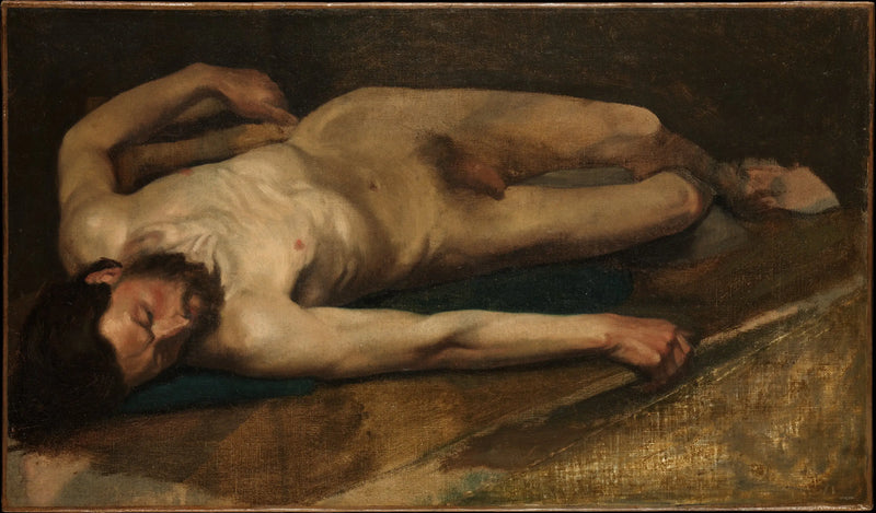 Erkek Nü - Edgar Degas