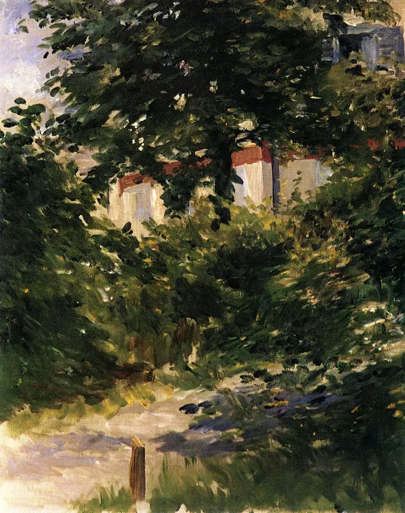 Rueil Bahçe Yolu - Édouard Manet