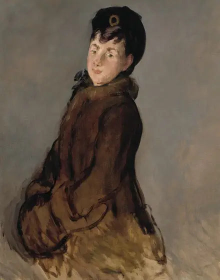 Isabelle Lemonnier Portresi ve Manşet - Édouard Manet
