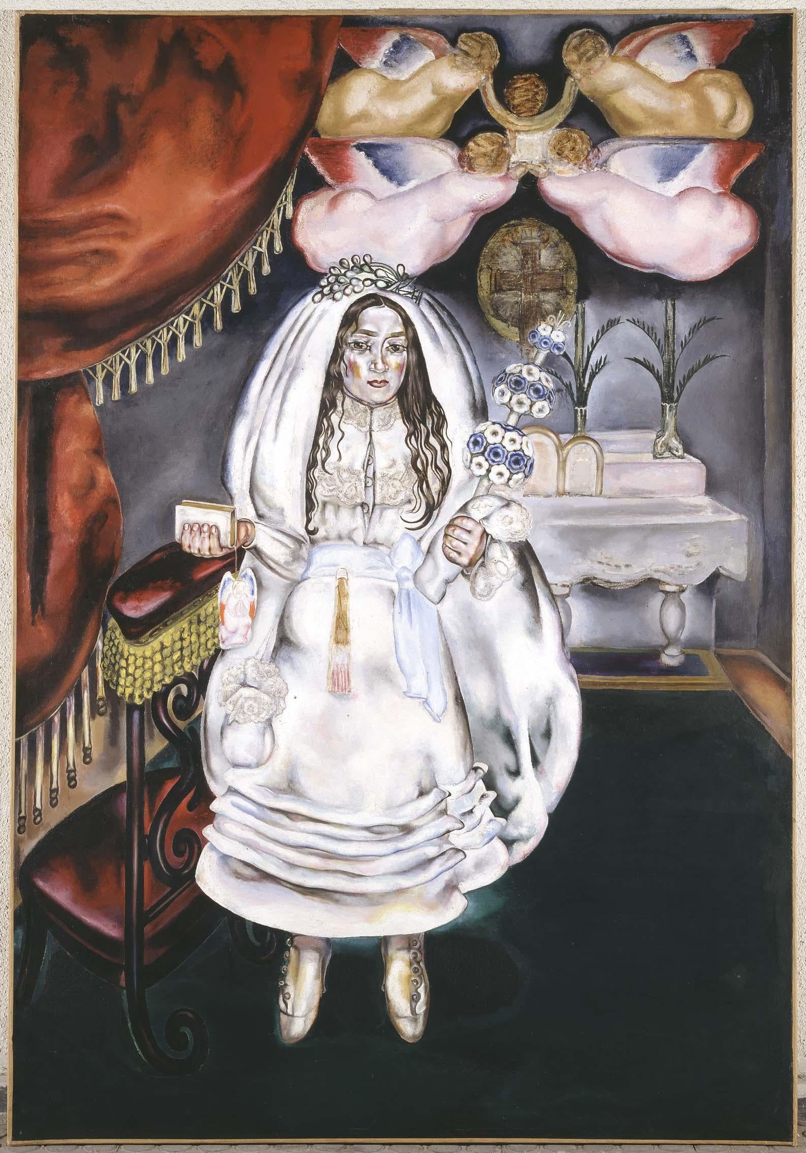 La comulgante (Girl at Her First Communion) - María Blanchard