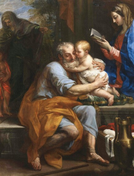 Sainte Famille : Saint Joseph avec l'Enfant Jésus - Carlo Maratta