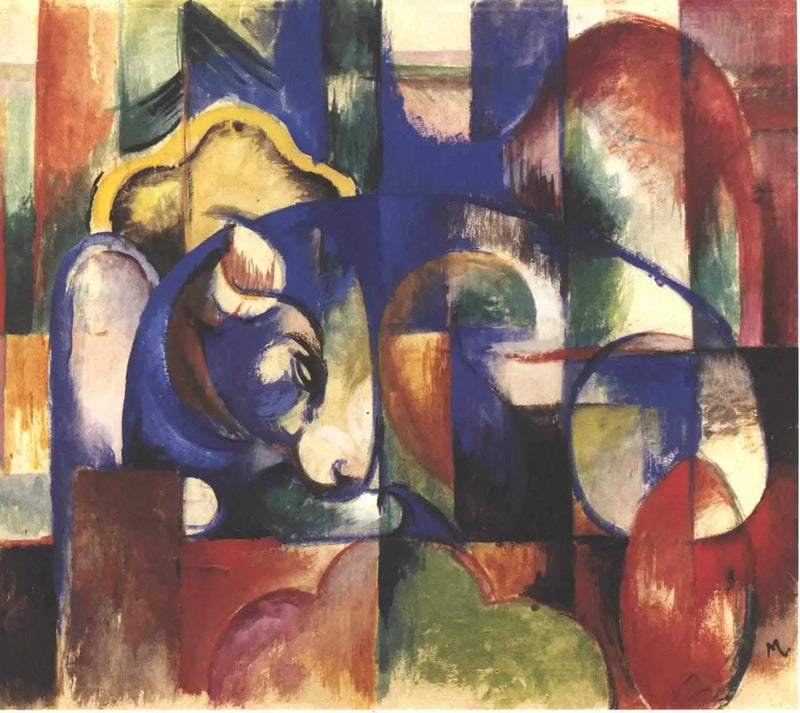 Yalancı Boğa - Franz Marc