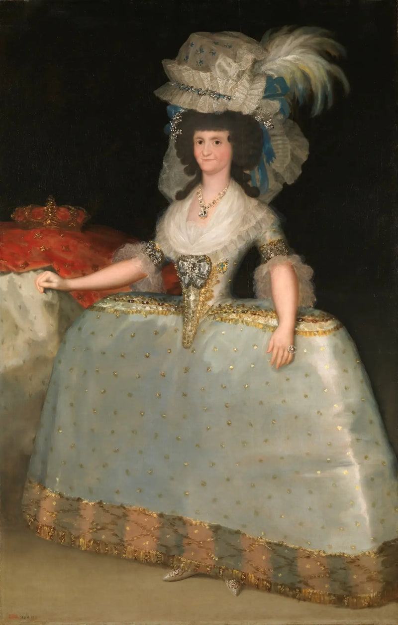Parma'lı Marie-Louise Portresi - Francisco de Goya