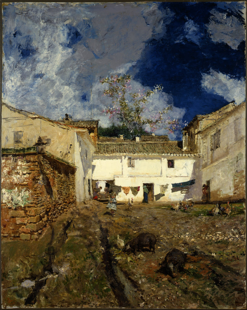 Un patio à Grenade - Mariano Fortuny Marsal