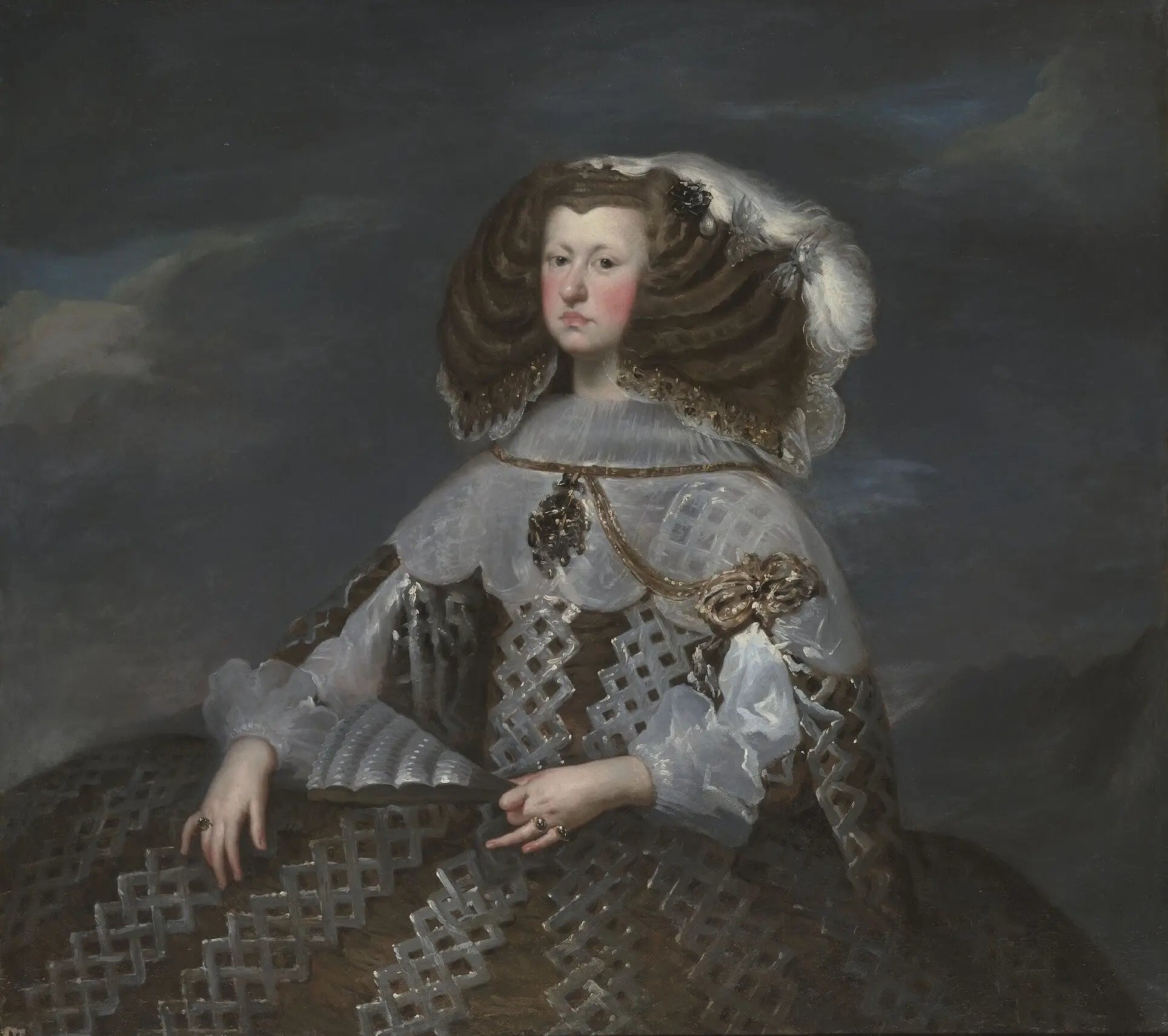 Marie-Anne d’Autriche reine d’Espagne (1635-1696) régente - Diego Velázquez - Alpha Reproduction