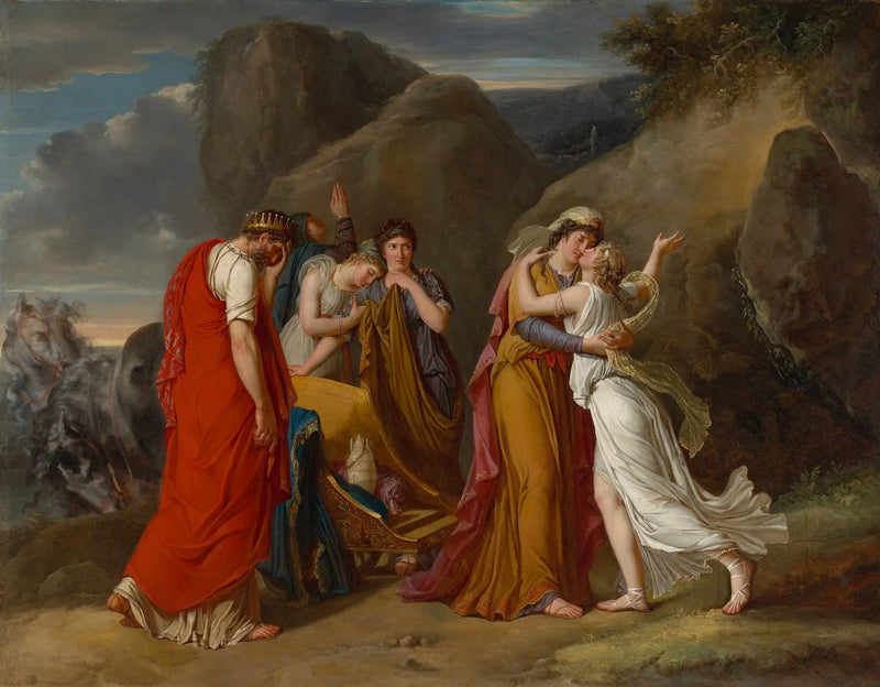 Psyché'nin Ailesine Veda Etmesi - Marie-Guillemine Benoist