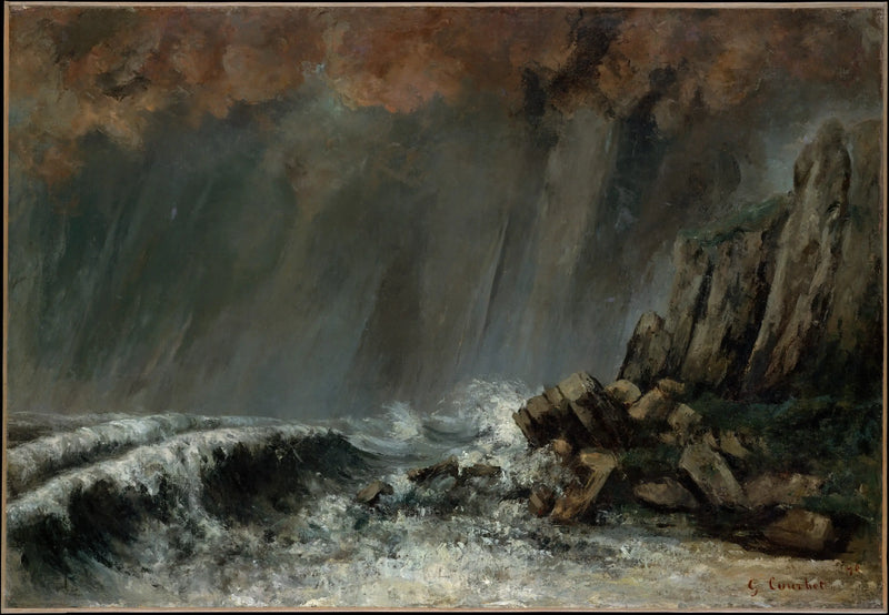 Denizcilik: Deniz Fırtınası - Gustave Courbet
