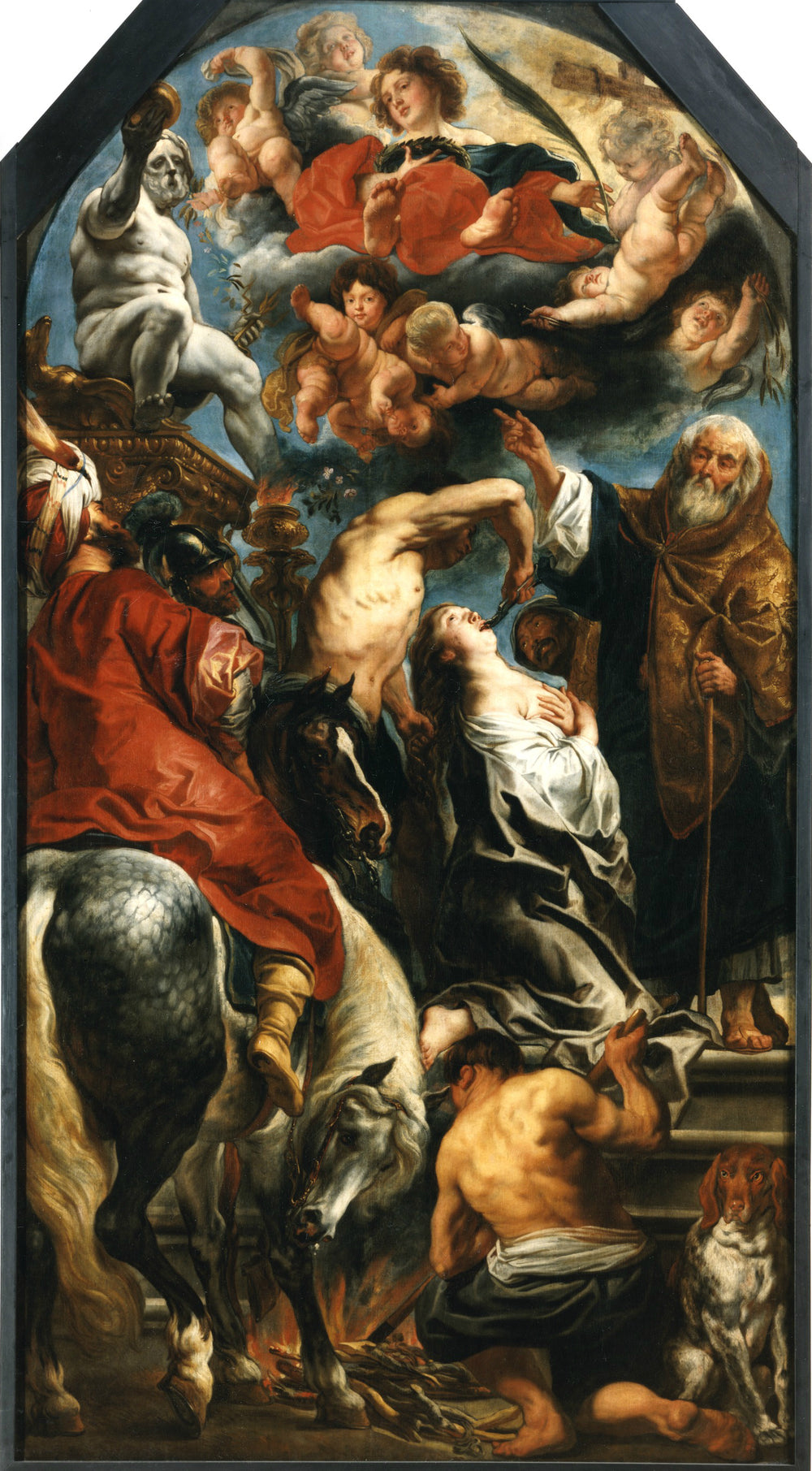 Martyre de sainte Apolline - Jacob Jordaens1