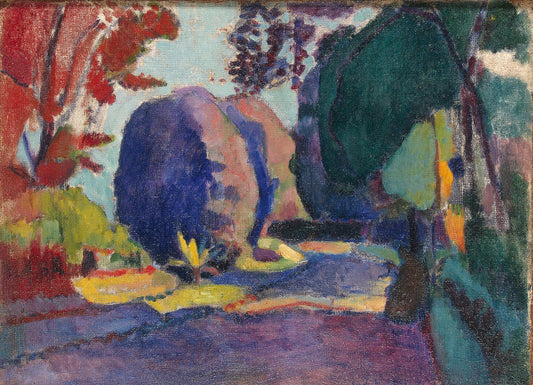 Reproduction du tableau « Jardins du Luxembourg - Henri Matisse » par Alpha Reproduction en peinture à l’huile