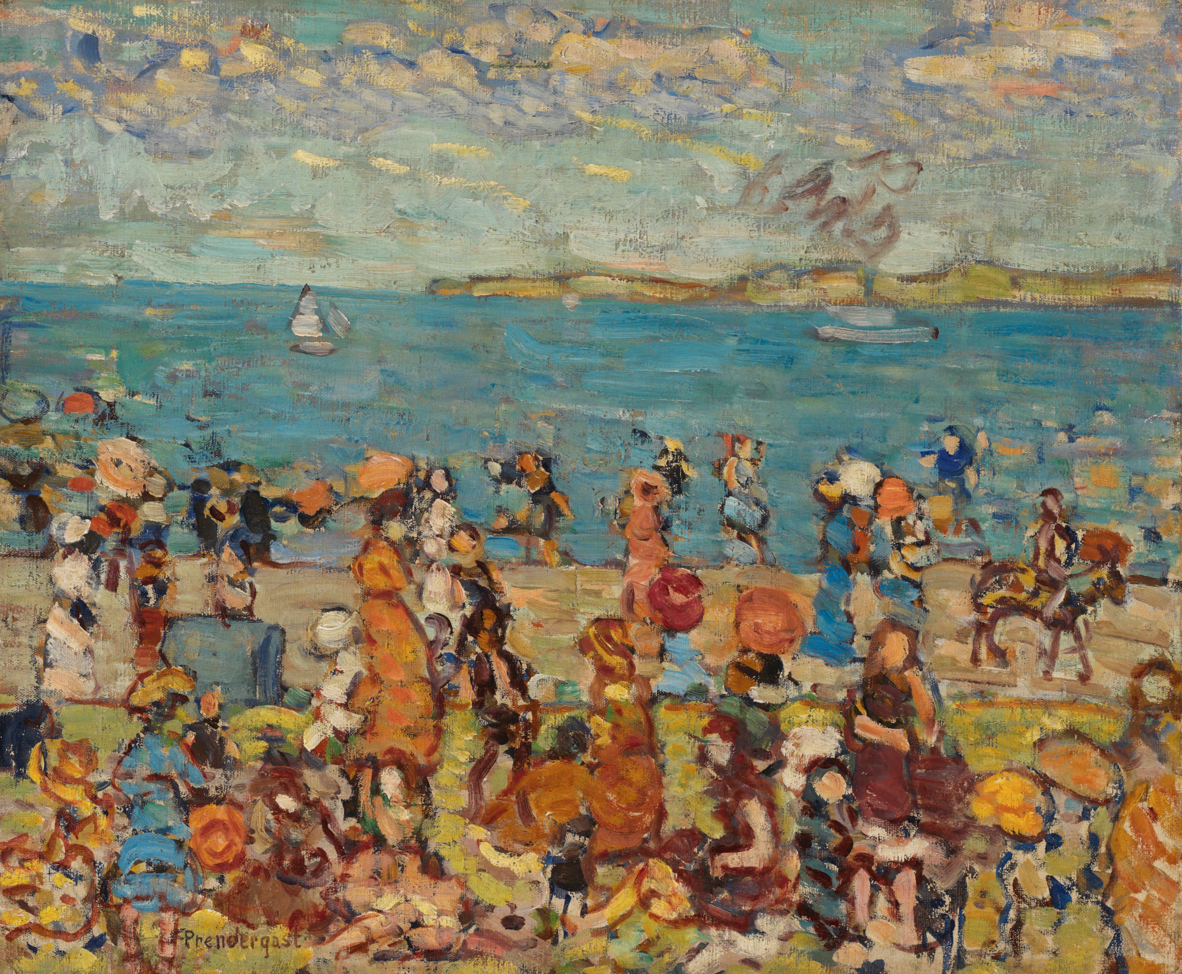 Scène de plage - Maurice Prendergast
