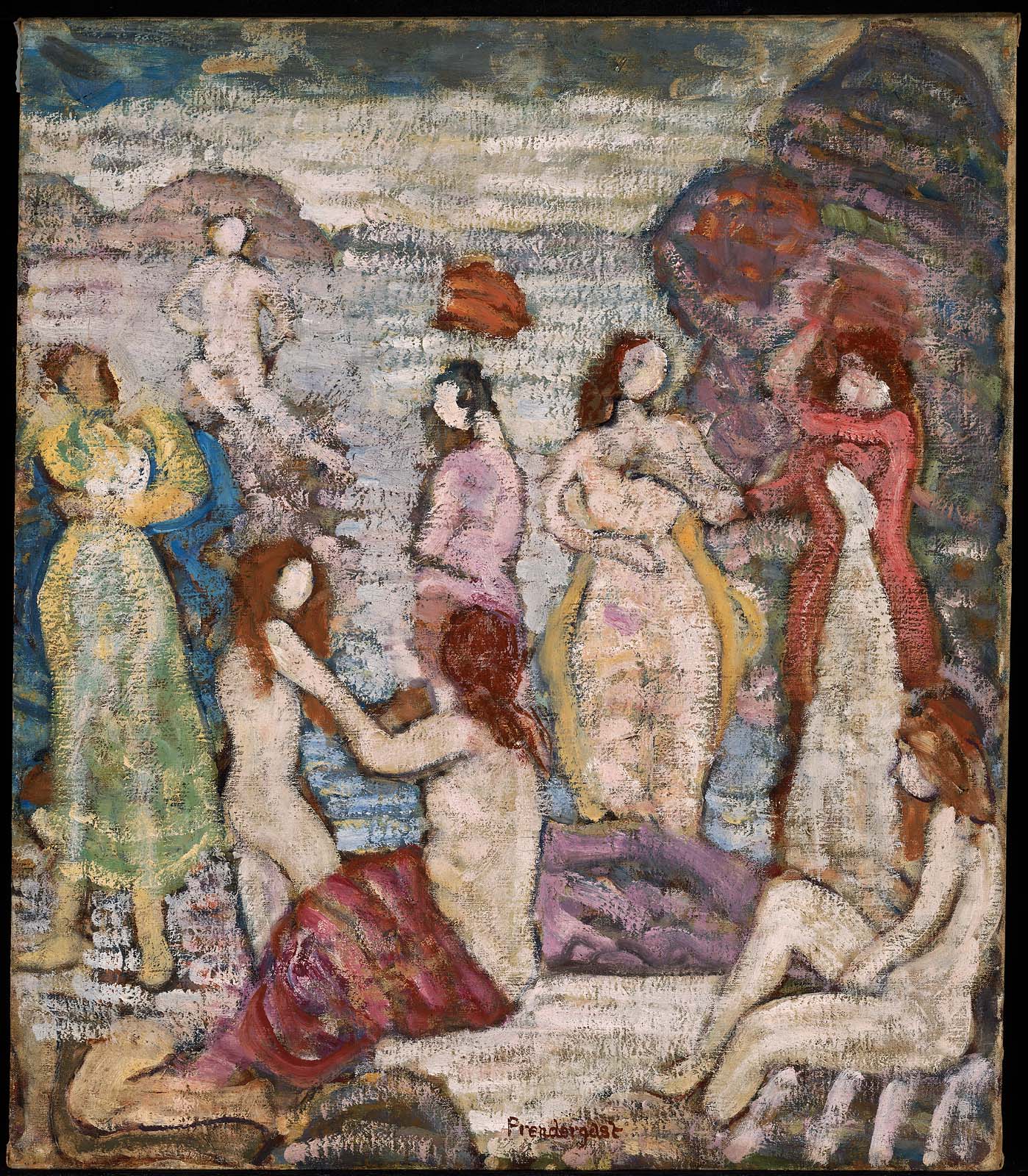 Huit baigneurs - Maurice Prendergast