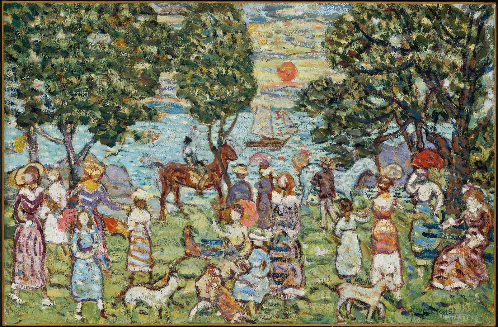Coucher de soleil - Maurice Prendergast