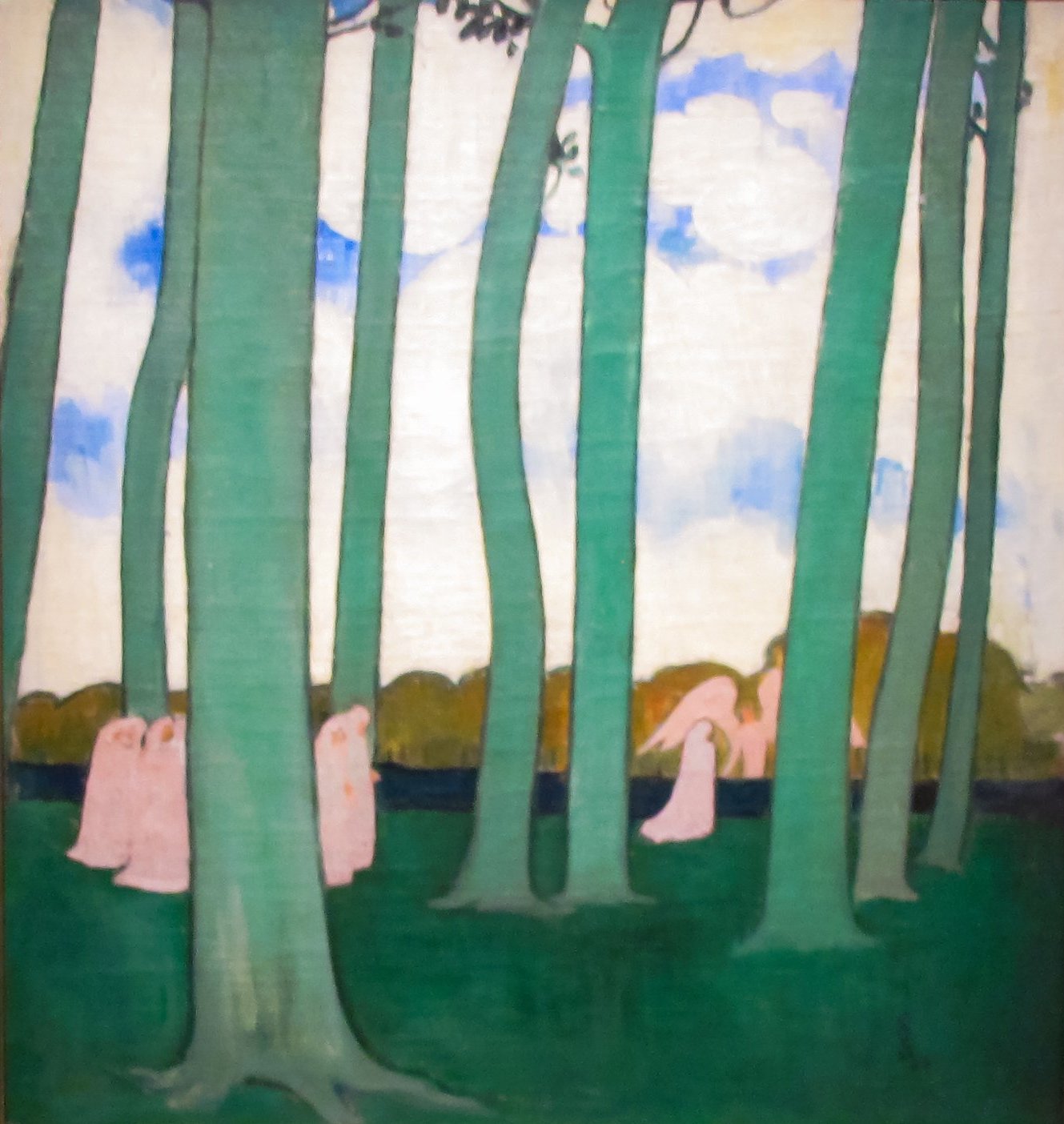 Paysage aux arbres verts - Maurice Denis