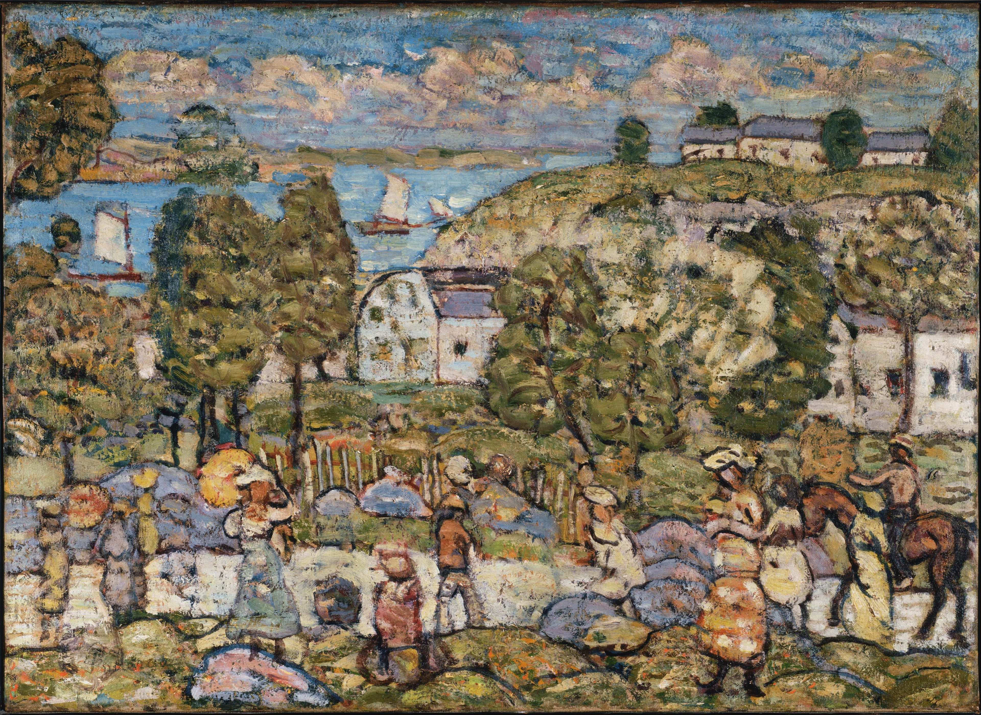 Paysage près de Nahant - Maurice Prendergast
